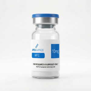 MT-2 10mg lyophilized peptide vials from Apex Aminos Canada.